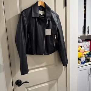 Calvin Klein Black Leather Jacket